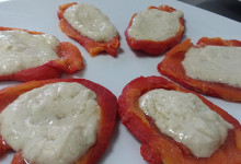 Casa Fusina (Dogliani) – Risotrante Farinel: peperoni con bagna cauda